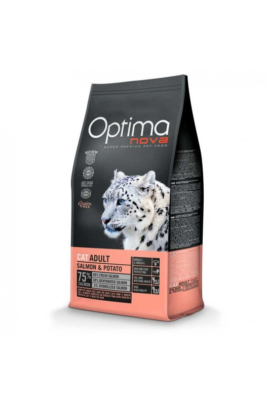 OPTIMA NOVA CAT ADULT SALMON PATATA 2 KG.