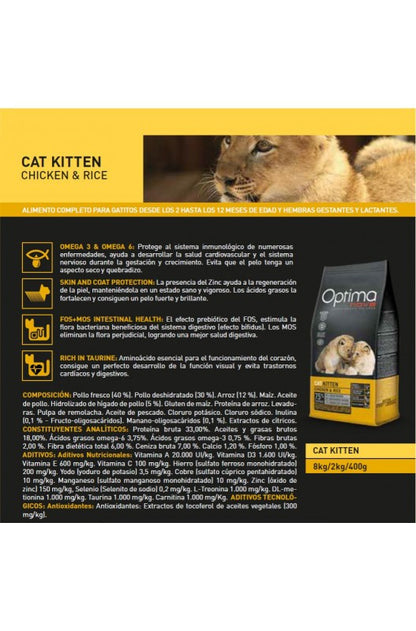 OPTIMA NOVA CAT KITTEN 400 GR.