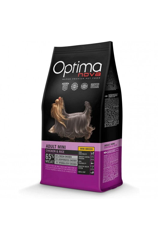 OPTIMA NOVA ADULT MINI POLLO ARROZ 2 KG.