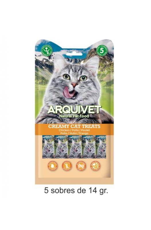 Snack CREMOSO de pollo (bolsa 5 sobres de 14 g)